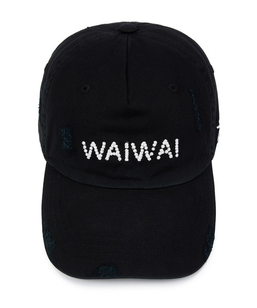 OPEN Yy(オープンワイワイ)の「【OPEN YY】WAIWAI TRUCKER CAP(キャップ・レディース・パープル/カーキ/ブラック・FREE)」の18枚目の写真
