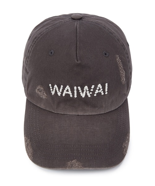OPEN Yy(オープンワイワイ)の「【OPEN YY】WAIWAI TRUCKER CAP(キャップ・レディース・パープル/カーキ/ブラック・FREE)」の9枚目の写真