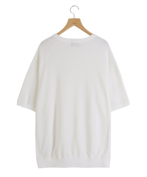 REMI RELIEF NAVY LABEL（レミレリーフネイビーレーベル）の「REMI RELIEF NAVY LABEL / レミレリーフ ネイビーレーベル：綿アクリルSSクルー：RN28369153AK[STD]（Tシャツ/カットソー・メンズ・ヘザーグレー/ネイビー/オフホワイト・M/L/S）」の14枚目の写真