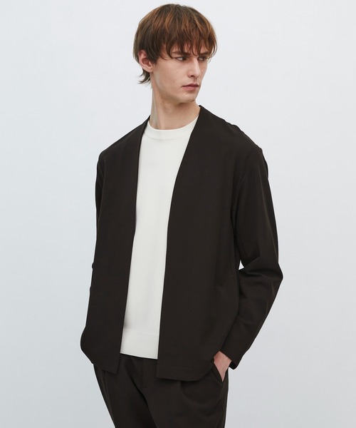 UNITED TOKYO（ユナイテッドトウキョウ）の「【新作】アウトラスト カーディガン　｜SETUP可/体温調整機能/NASA開発/オフィスカジュアル/フォーマル/ビジネス/イージーケア/伸縮性/速乾性/オールシーズン/インナー（カーディガン/ボレロ・メンズ・ブラウン/ブラック/ネイビー/ダークグレー・1/3/2）」の19枚目の写真