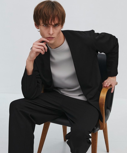 UNITED TOKYO（ユナイテッドトウキョウ）の「【新作】アウトラスト カーディガン　｜SETUP可/体温調整機能/NASA開発/オフィスカジュアル/フォーマル/ビジネス/イージーケア/伸縮性/速乾性/オールシーズン/インナー（カーディガン/ボレロ・メンズ・ブラウン/ブラック/ネイビー/ダークグレー・1/3/2）」の5枚目の写真