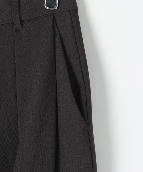 PAGEBOY（ページボーイ）の「バスケット2タックワイドパンツ（スラックス・レディース・ベージュ/グレー/ブラック・SMALL/MEDIUM）」の10枚目の写真