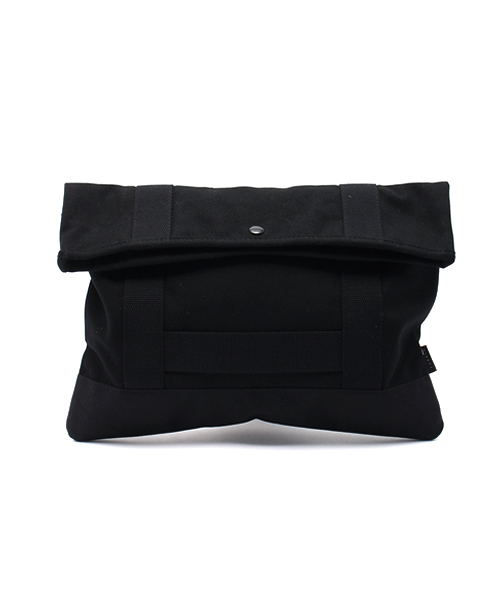 GLOBAL WORK(グローバルワーク)の「ナイロンコットンコンビクラッチバッグ/711077(クラッチバッグ・メンズ・カーキ/ライトブルー/ブラック・FREE)」の2枚目の写真