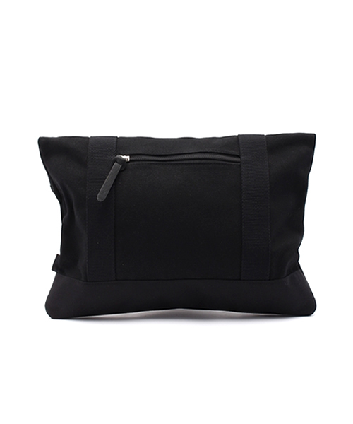 GLOBAL WORK(グローバルワーク)の「ナイロンコットンコンビクラッチバッグ/711077(クラッチバッグ・メンズ・カーキ/ライトブルー/ブラック・FREE)」の5枚目の写真