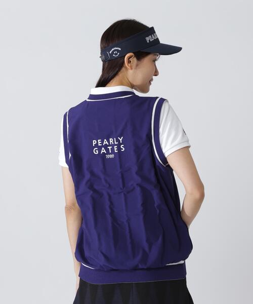 PEARLY GATES(パーリーゲイツ)の「【PEARLY GATES】アラン柄リバーシブルベスト(ベスト・レディース・ホワイト/ピンク/ネイビー・MEDIUM/LARGE/SMALL)」の18枚目の写真
