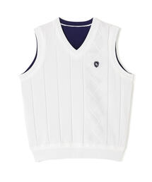 PEARLY GATES（パーリーゲイツ）の「【PEARLY GATES】アラン柄リバーシブルベスト（ベスト）」