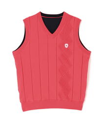 PEARLY GATES（パーリーゲイツ）の「【PEARLY GATES】アラン柄リバーシブルベスト（ベスト）」