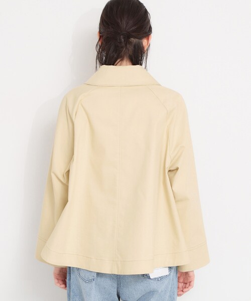 THE SHOP TK （ザ ショップ ティーケー ）の「大人かっこいい 軽やかデニム＆チノブルゾン（ブルゾン・レディース・ライトベージュ/ネイビー・12/13）」の13枚目の写真