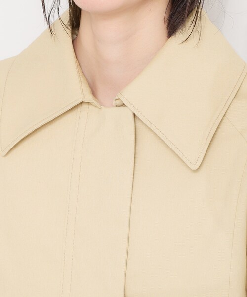 THE SHOP TK （ザ ショップ ティーケー ）の「大人かっこいい 軽やかデニム＆チノブルゾン（ブルゾン・レディース・ライトベージュ/ネイビー・12/13）」の14枚目の写真