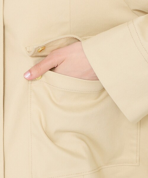 THE SHOP TK （ザ ショップ ティーケー ）の「大人かっこいい 軽やかデニム＆チノブルゾン（ブルゾン・レディース・ライトベージュ/ネイビー・12/13）」の16枚目の写真