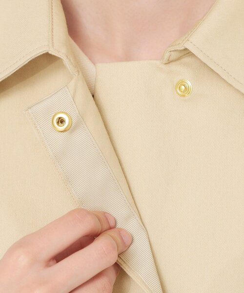 THE SHOP TK （ザ ショップ ティーケー ）の「大人かっこいい 軽やかデニム＆チノブルゾン（ブルゾン・レディース・ライトベージュ/ネイビー・12/13）」の19枚目の写真