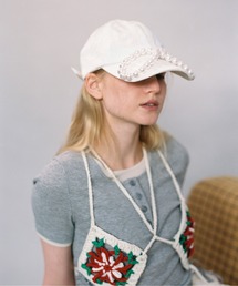 AWESOME NEEDS（オーサムニーズ）の「BASIC BALL CAP_RIBBON SILK（キャップ）」
