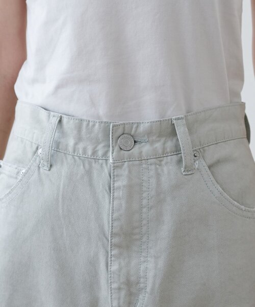 DISCOAT（ディスコート）の「カラーセミフレアパンツ（デニムパンツ・レディース・ライトグレー/ピンク・LARGE/MEDIUM/SMALL）」の4枚目の写真