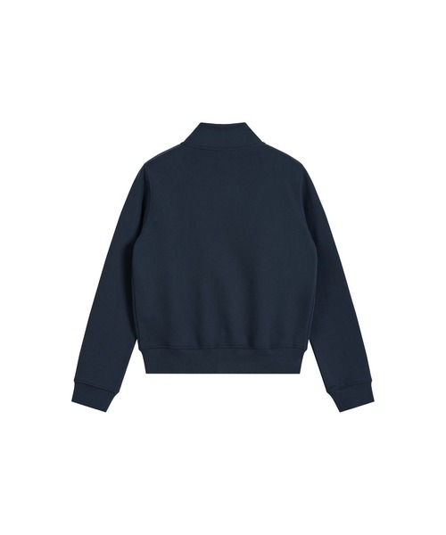 EMIS(イミス)の「(W) LETTERING LOGO SWEAT ZIP-UP(スウェット・レディース・ミックスグレー/ネイビー・MEDIUM/SMALL)」の4枚目の写真
