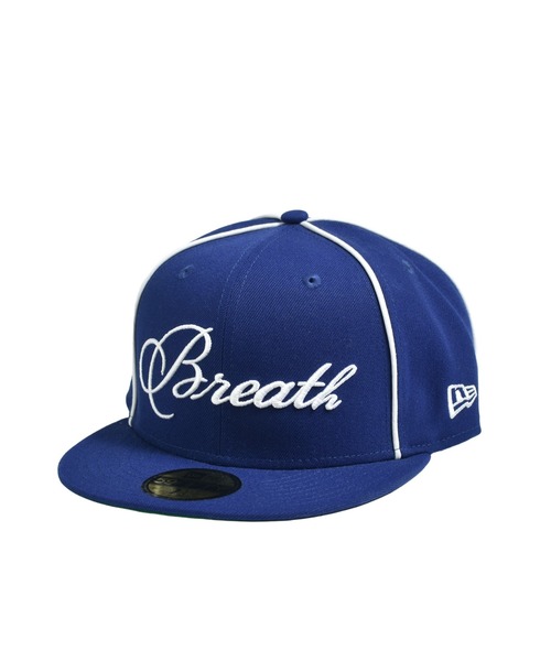 BREATH × NEW ERA 7 1/2 ブルー NEW ERA SCRIPT LOGO PIPING 59FIFTY（キャップ）｜BREATH（ブレス）の