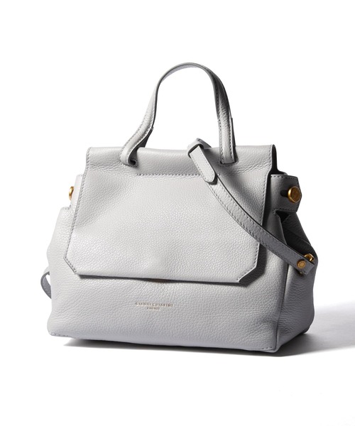 GIANNI CHIARINI(ジャンニ キアリーニ)の「GIANNI CHIARINI OTTAVIA ジャンニ キアリーニ オッタヴィア S ハンドバッグ(ハンドバッグ・レディース・ホワイト系1/ブラック/ベージュ・FREE)」の2枚目の写真