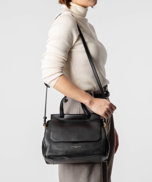 GIANNI CHIARINI(ジャンニ キアリーニ)の「GIANNI CHIARINI OTTAVIA ジャンニ キアリーニ オッタヴィア S ハンドバッグ(ハンドバッグ・レディース・ホワイト系1/ブラック/ベージュ・FREE)」の3枚目の写真