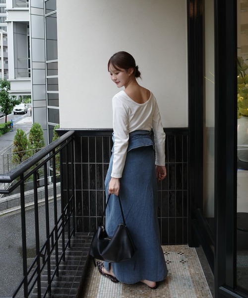 model：H165 着用サイズ：FREE