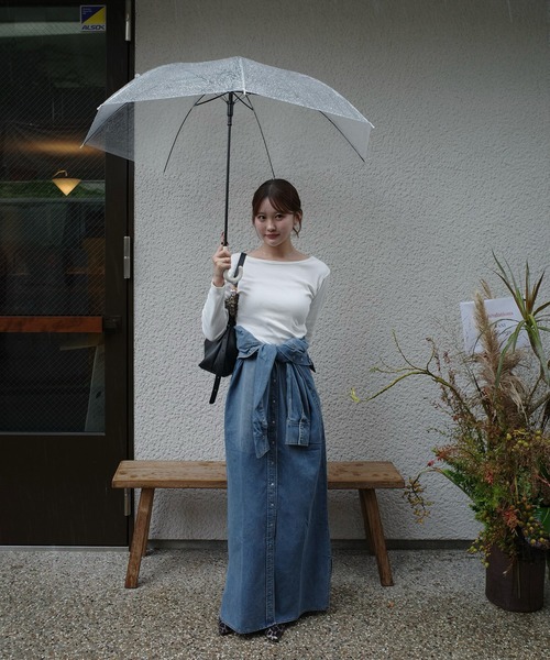 model：H165 着用サイズ：FREE