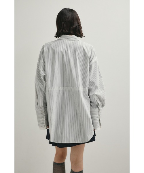 STYLEMIXER（スタイルミキサー）の「カッティングレイヤードカフスシャツ（シャツ/ブラウス・レディース・ホワイト系その他/ピンク/ブルー系その他・FREE）」の6枚目の写真