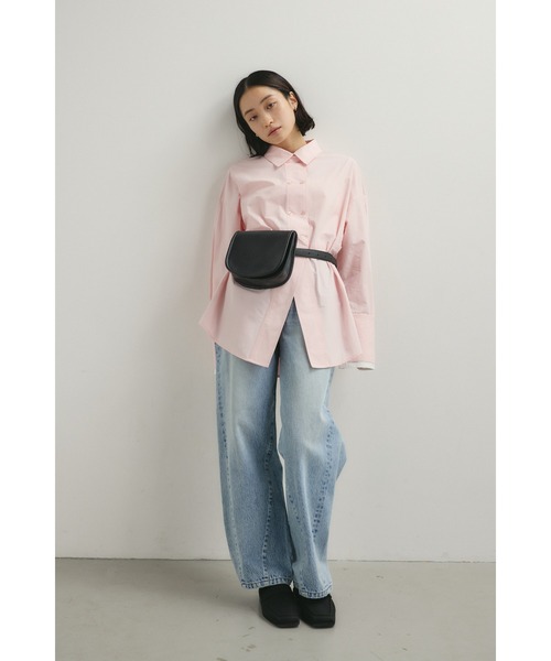 STYLEMIXER（スタイルミキサー）の「カッティングレイヤードカフスシャツ（シャツ/ブラウス・レディース・ホワイト系その他/ピンク/ブルー系その他・FREE）」の20枚目の写真