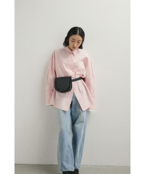 STYLEMIXER（スタイルミキサー）の「カッティングレイヤードカフスシャツ（シャツ/ブラウス・レディース・ホワイト系その他/ピンク/ブルー系その他・FREE）」の21枚目の写真