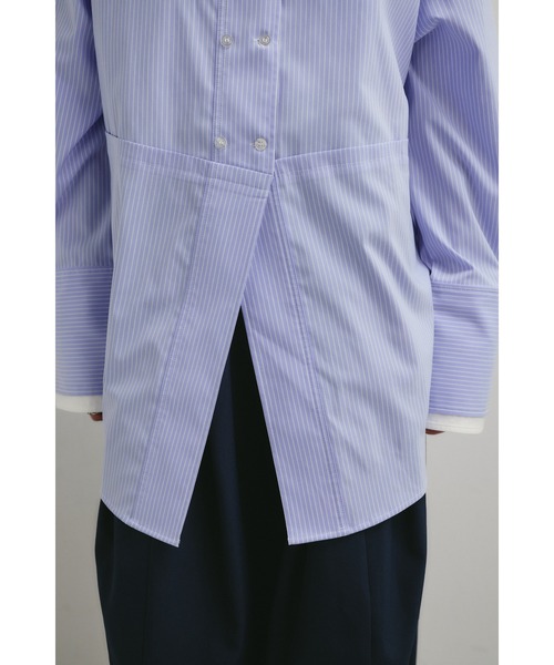 STYLEMIXER（スタイルミキサー）の「カッティングレイヤードカフスシャツ（シャツ/ブラウス・レディース・ホワイト系その他/ピンク/ブルー系その他・FREE）」の15枚目の写真