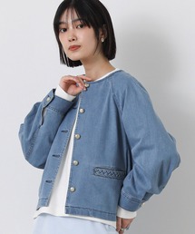 Gready Brilliant | ＬＵクルーネックデニムジャケット(デニムジャケット)