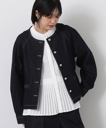 Gready Brilliant（グレディブリリアン）の「ＬＵクルーネックデニムジャケット（デニムジャケット）」
