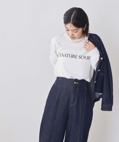 Gready Brilliant（グレディブリリアン）の「ＬＵクルーネックデニムジャケット（デニムジャケット・レディース・インディゴブルー/ブルー系・38）」の14枚目の写真