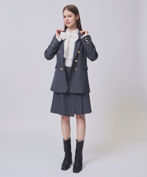 SWINGLE（スウィングル）の「フレア袖ボウタイリボンブラウス（シャツ/ブラウス・レディース・ピンク/ブルー系その他4/オフホワイト・FREE）」の9枚目の写真