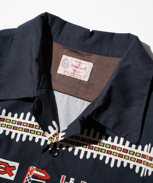 TOWNCRAFT(タウンクラフト)の「TOWNCRAFT タウンクラフト / PRINTED ROOP COLLAR SHIRT(シャツ/ブラウス・メンズ・ナチュラル/その他1/ブラック・MEDIUM/LARGE/SMALL)」の15枚目の写真