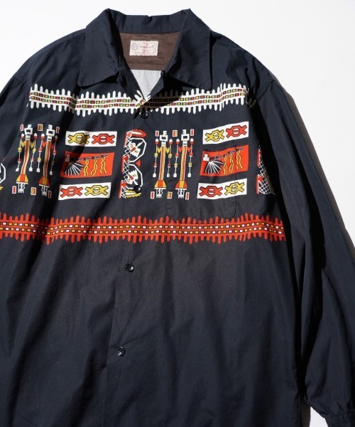 TOWNCRAFT(タウンクラフト)の「TOWNCRAFT タウンクラフト / PRINTED ROOP COLLAR SHIRT(シャツ/ブラウス・メンズ・ナチュラル/その他1/ブラック・MEDIUM/LARGE/SMALL)」の16枚目の写真