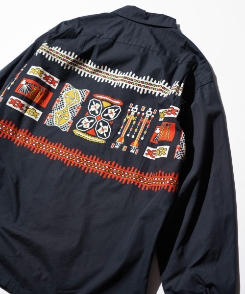 TOWNCRAFT(タウンクラフト)の「TOWNCRAFT タウンクラフト / PRINTED ROOP COLLAR SHIRT(シャツ/ブラウス・メンズ・ナチュラル/その他1/ブラック・MEDIUM/LARGE/SMALL)」の21枚目の写真