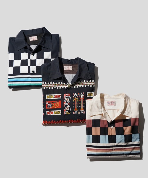 TOWNCRAFT(タウンクラフト)の「TOWNCRAFT タウンクラフト / PRINTED ROOP COLLAR SHIRT(シャツ/ブラウス・メンズ・ナチュラル/その他1/ブラック・MEDIUM/LARGE/SMALL)」の14枚目の写真