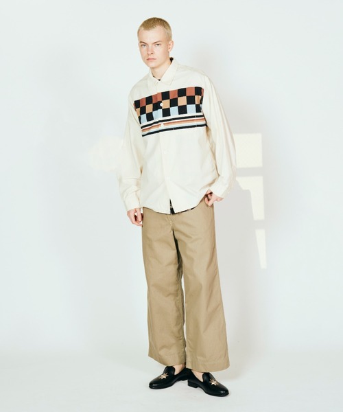 TOWNCRAFT(タウンクラフト)の「TOWNCRAFT タウンクラフト / PRINTED ROOP COLLAR SHIRT(シャツ/ブラウス・メンズ・ナチュラル/その他1/ブラック・MEDIUM/LARGE/SMALL)」の7枚目の写真
