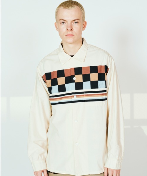 TOWNCRAFT(タウンクラフト)の「TOWNCRAFT タウンクラフト / PRINTED ROOP COLLAR SHIRT(シャツ/ブラウス・メンズ・ナチュラル/その他1/ブラック・MEDIUM/LARGE/SMALL)」の9枚目の写真
