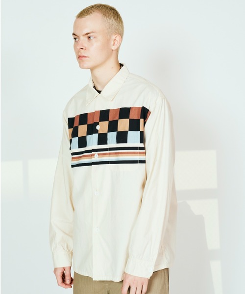 TOWNCRAFT(タウンクラフト)の「TOWNCRAFT タウンクラフト / PRINTED ROOP COLLAR SHIRT(シャツ/ブラウス・メンズ・ナチュラル/その他1/ブラック・MEDIUM/LARGE/SMALL)」の10枚目の写真