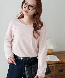 【WEB限定】起毛前後2WAYネックプルオーバー