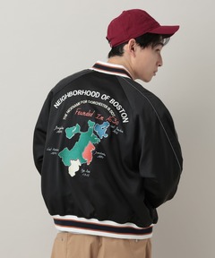 The Rolling Stones×JACKROSE VINTAGE 袖レザースタジャン（スタジャン