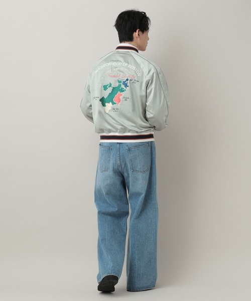 RAGEBLUE(レイジブルー)の「Reversible Souvenir Jacket/リバーシブルスーベニアジャケット(スカジャン・メンズ・グリーン/ブラック・MEDIUM/LARGE)」の14枚目の写真