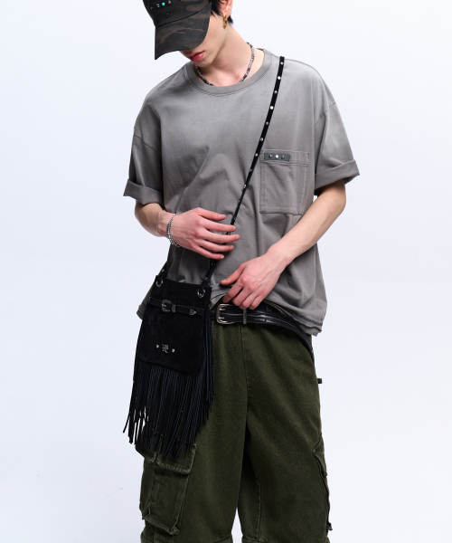 RSSC(アールエスエスシー)の「WESTERN MINI CROSS BAG - BLACK(メッセンジャーバッグ・レディース・その他・FREE)」の5枚目の写真