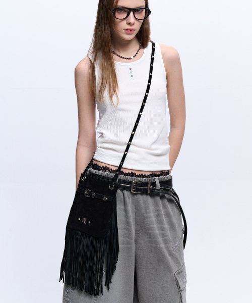 RSSC(アールエスエスシー)の「WESTERN MINI CROSS BAG - BLACK(メッセンジャーバッグ・レディース・その他・FREE)」の7枚目の写真