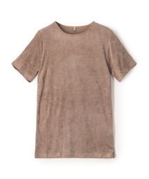 BASERANGE | BASERANGE ベロア ハーフスリーブプルオーバー(Tシャツ/カットソー)