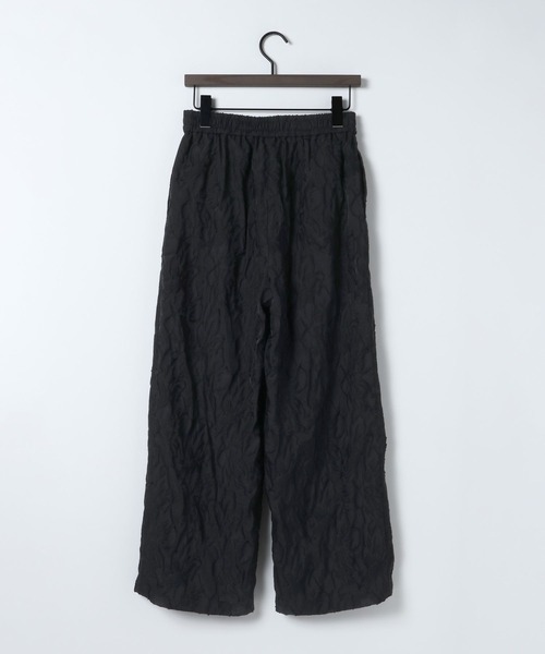 eL(エル)の「【eL】Floral Cut Jacquard Pants/659506(その他パンツ・レディース・ブラック/オフホワイト・FREE)」の9枚目の写真