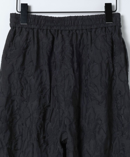 eL(エル)の「【eL】Floral Cut Jacquard Pants/659506(その他パンツ・レディース・ブラック/オフホワイト・FREE)」の14枚目の写真