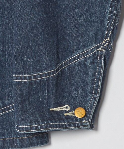 UNITED ARROWS(ユナイテッドアローズ)の「<Lee x Scye for UNITED ARROWS> LOCO JACKET/ユーズドウォッシュ カバーオール(カバーオール・メンズ・コバルトブルー・40/36/42/38)」の4枚目の写真