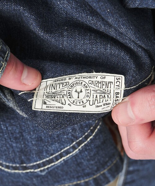 UNITED ARROWS(ユナイテッドアローズ)の「<Lee x Scye for UNITED ARROWS> LOCO JACKET/ユーズドウォッシュ カバーオール(カバーオール・メンズ・コバルトブルー・40/36/42/38)」の17枚目の写真