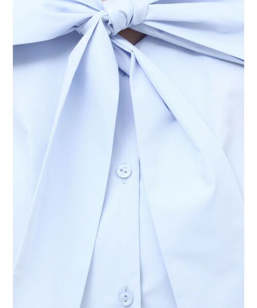 dazzlin（ダズリン）の「ペプラムタックボウタイブラウス（シャツ/ブラウス・レディース・その他1/ブルー/オフホワイト/グリーン/ピンク・FREE）」の16枚目の写真