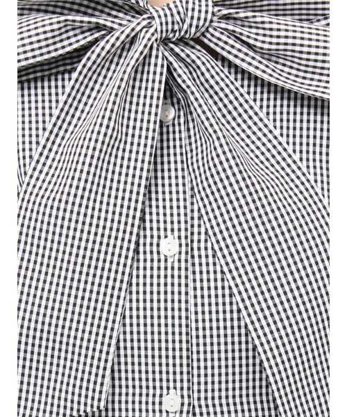 dazzlin（ダズリン）の「ペプラムタックボウタイブラウス（シャツ/ブラウス・レディース・その他1/ブルー/オフホワイト/グリーン/ピンク・FREE）」の17枚目の写真